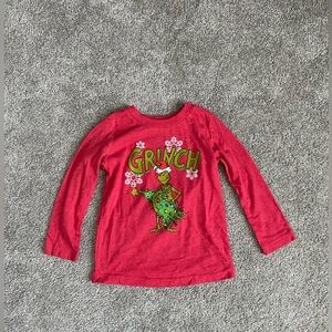 Jumping Beans Grinch Christmas Long Sleeve Tee